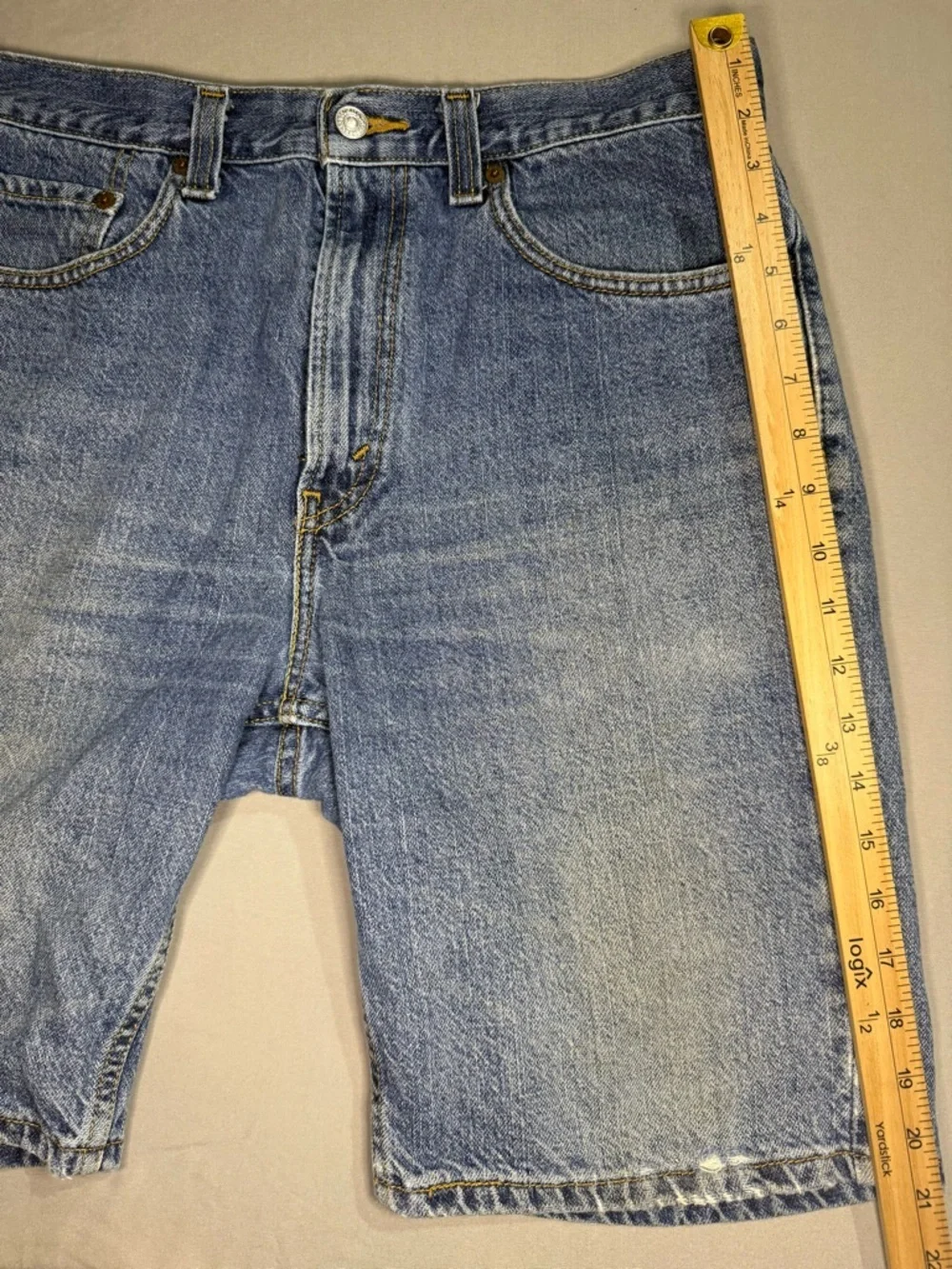 Levi’s 505 Denim 100% Cotton Jorts W33 American Summer 4th of July 9” Inseam